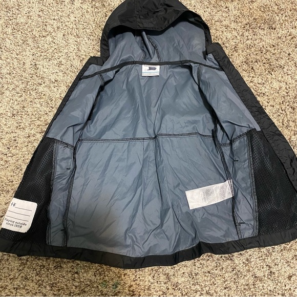 Columbia 4-5yr Light Jacket Wind Breaker Fall Zip Up Black 4T 5T Boys Girls - Picture 4 of 7